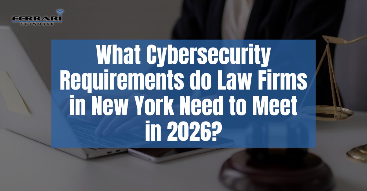 What cybersecurity requirements do law firms in New York need to meet in 2026?