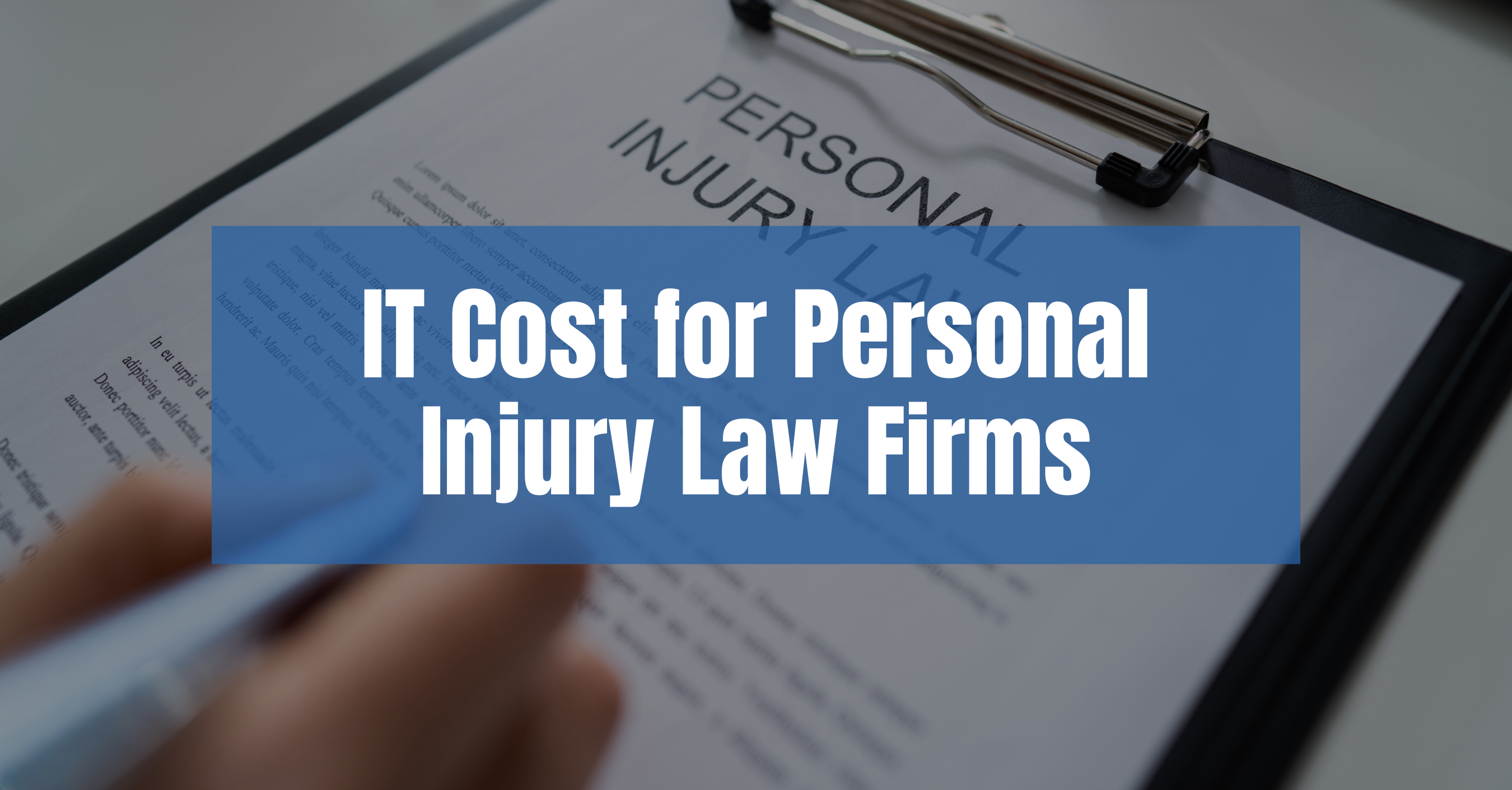 How Much Does IT Support Cost for a Personal Injury Law Firm in Buffalo, NY?
